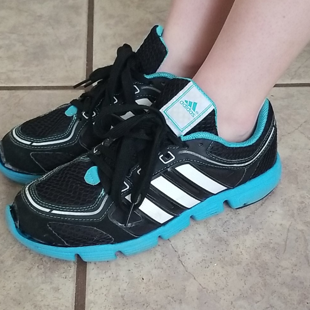 Used And Well Worn Size 7 Adidas Sneakers